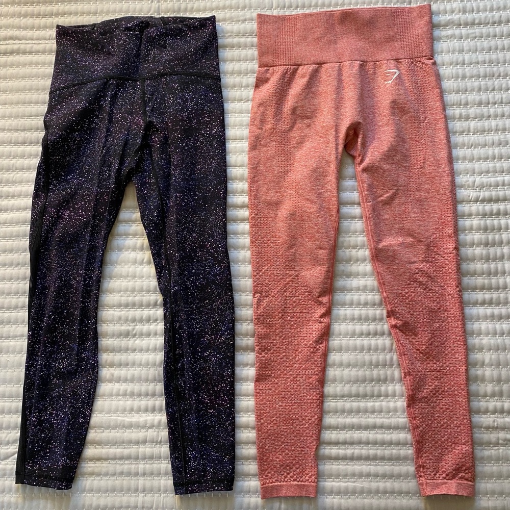 Lululemon and Gymshark Leggings - great bundle of two!